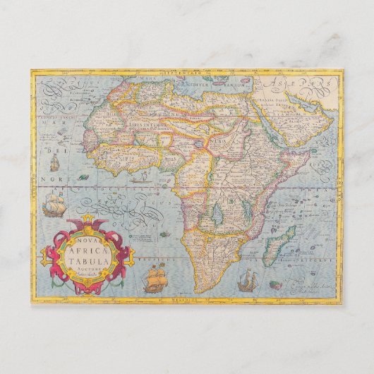 Kaart van Afrika 4 (Voorkant)