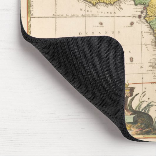 Kaart van Afrika (ca. 1690) door Carel Allard. Muismat (Hoek)