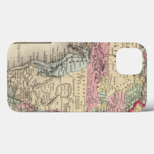 Kaart van Afrika Case-Mate iPhone Case (Achterkant (horizontaal))