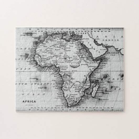 Kaart van Afrika | Door Thomas Stirling gegraveerd Legpuzzel (Horizontaal)