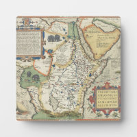 Kaart van Afrika en het Arabisch schiereiland