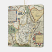 Kaart van Afrika en het Arabisch schiereiland Keramisch Ornament (Links)