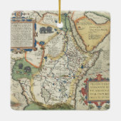 Kaart van Afrika en het Arabisch schiereiland Keramisch Ornament (Achterkant)