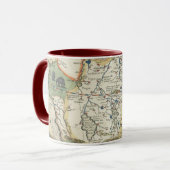 Kaart van Afrika en het Arabisch schiereiland Mok (Voorkant links)