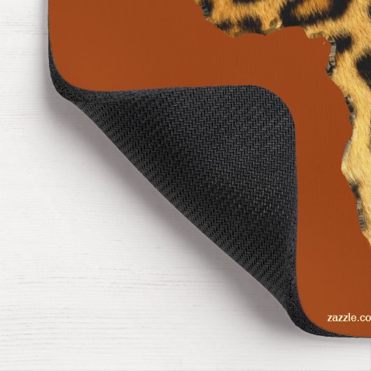 Kaart van Afrika, het donkere continent Muismat (Hoek)