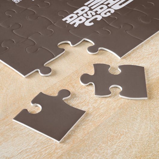 Kaart van Afrika Kaart Tekstkunst Legpuzzel (Zijkant)