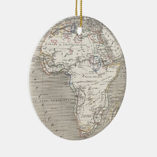  kaart van Afrika Keramisch Ornament (Rechts)