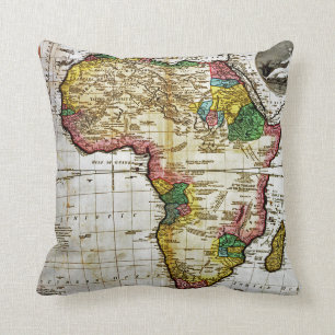 Kaart van Afrika Kussen