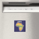 Kaart van afrika magneet (Insitu (Vaatwasser))