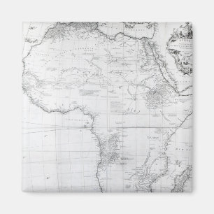 Kaart van Afrika Magneet