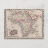 Kaart van Afrika met Sint-Helena (Voorkant)