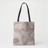 Kaart van Afrika met Sint-Helena Tote Bag (Voorkant)