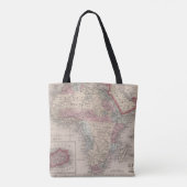 Kaart van Afrika met Sint-Helena Tote Bag (Achterkant)