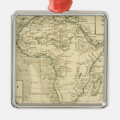  kaart van Afrika Metalen Ornament (Voorkant)