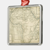  kaart van Afrika Metalen Ornament (Links)