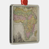 Kaart van Afrika Metalen Ornament (Rechts)