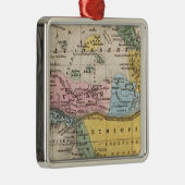 Kaart van Afrika Metalen Ornament (Rechts)