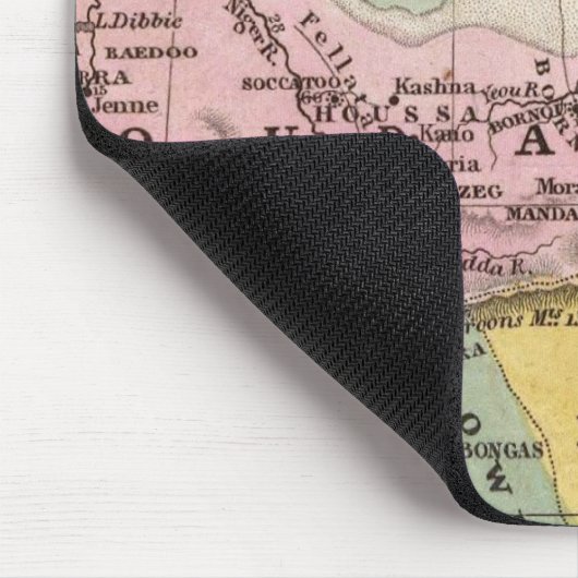 Kaart van Afrika Muismat (Hoek)