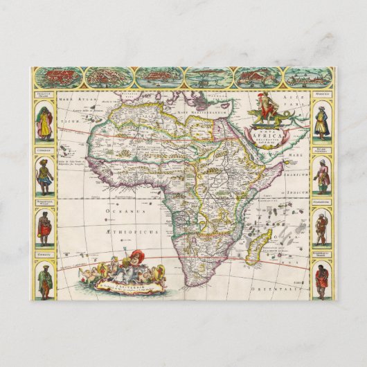 Kaart van Afrika | Nova Africa (Voorkant)