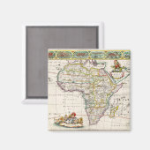 Kaart van Afrika | Nova Africa Magneet (Voorkant / Achterkant)