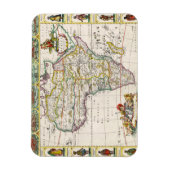 Kaart van Afrika | Nova Africa Magneet (Verticaal)