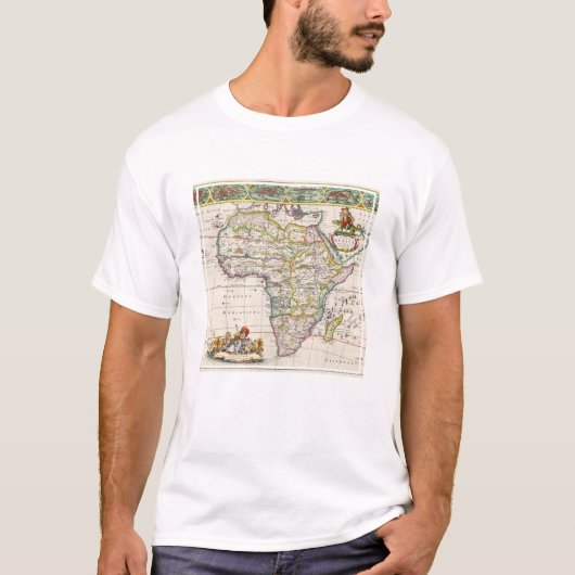 Kaart van Afrika | Nova Africa T-shirt (Voorkant)