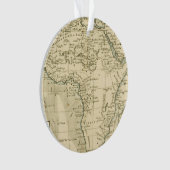  kaart van Afrika Ornament (voorkant)