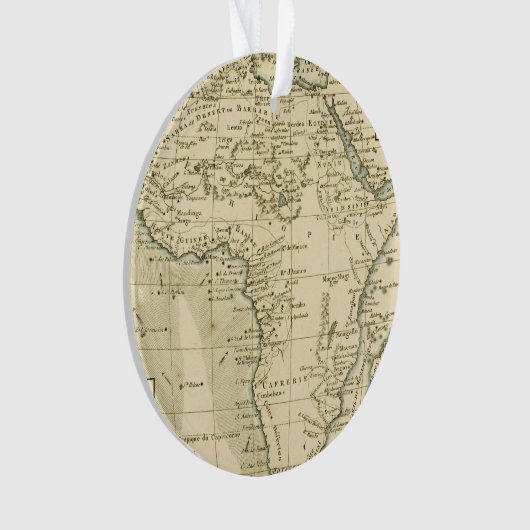  kaart van Afrika Ornament (voorkant)