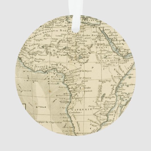  kaart van Afrika Ornament (achterkant)