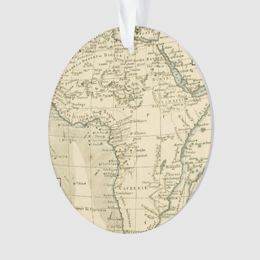  kaart van Afrika Ornament (voorkant)