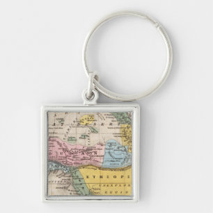 Kaart van Afrika Sleutelhanger
