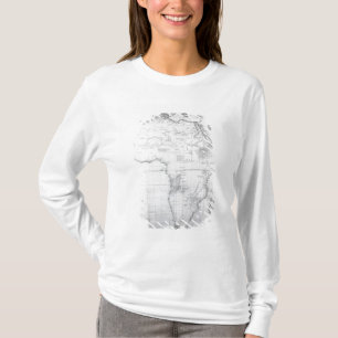 Kaart van Afrika T-shirt