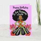 Kaart van Afrikaanse Amerikaanse mooie neef van Bi (Voorkant)