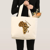 Kaart van Afrikaanse Canvas tas (Voorkant (product))