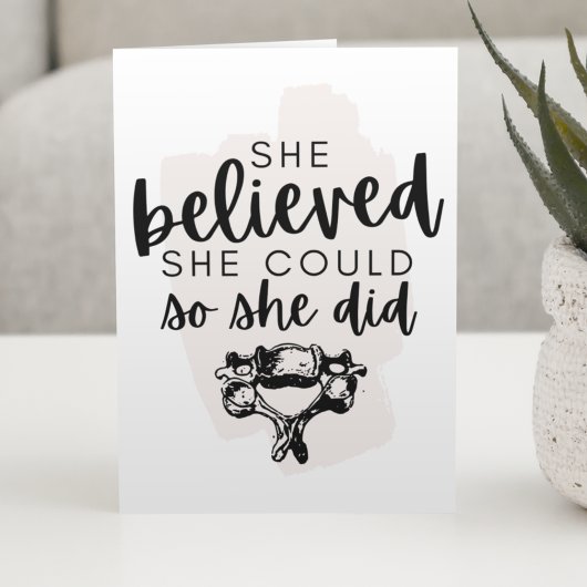 Kaart van afstuderen, Kaart van chiropractisch Afs