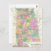  kaart van Alabama (1827) (Voorkant / Achterkant)