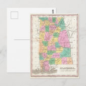  kaart van Alabama (1827) (Voorkant / Achterkant)