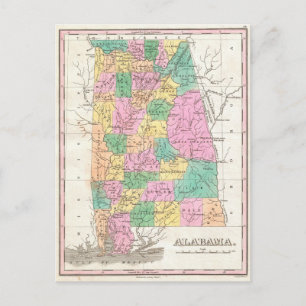 kaart van Alabama (1827)