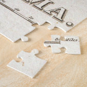  kaart van Alabama (1827) Legpuzzel (Zijkant)