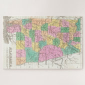  kaart van Alabama (1827) Legpuzzel (Horizontaal)