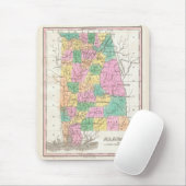 kaart van Alabama (1827) Muismat (Met muis)