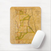 kaart van Alabama door John Melish (1820) Muismat (Met muis)