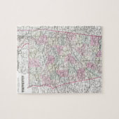 Kaart van Alabama Legpuzzel (Horizontaal)