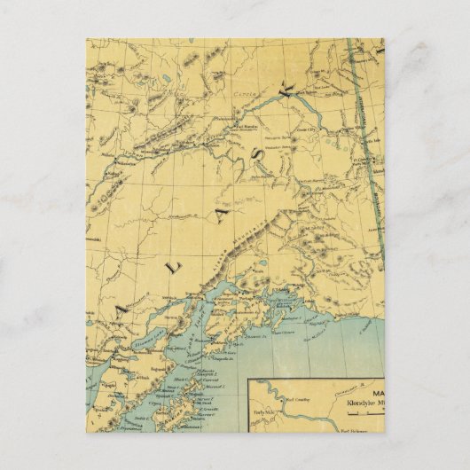 Kaart van Alaska (Voorkant)