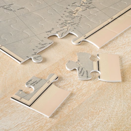  kaart van Alaska (1909) Legpuzzel (Zijkant)