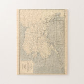 kaart van Alaska (1909) Legpuzzel (Verticaal)