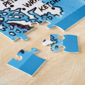 Kaart van Alaska 20x30 Jigsaw Puzzel (Zijkant)