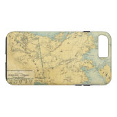 Kaart van Alaska Case-Mate iPhone Case (Achterkant (Horizontaal))