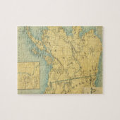 Kaart van Alaska Legpuzzel (Horizontaal)