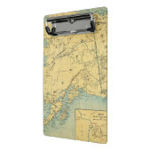 Kaart van Alaska Mini Klembord (Angled2)